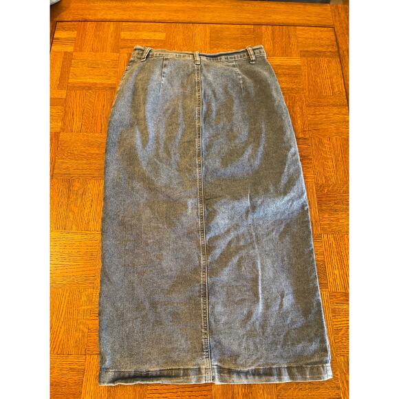 Happily Grey Denim midi skirt S - Picture 5 of 6